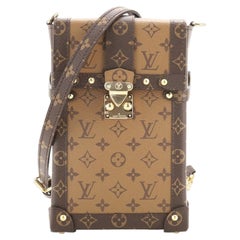 Louis Vuitton Vertical Trunk Pochette Reverse Monogram Canvas