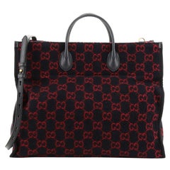 Gucci Shopping Tote GG Wool Large