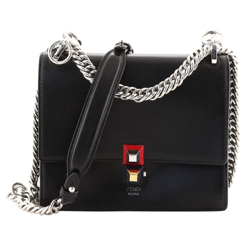 Kan I - Black leather bag