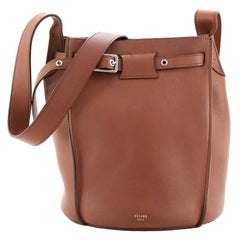 Celine Long Strap Big Bag Bucket Leather