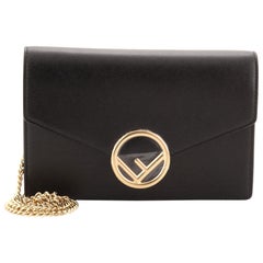 Fendi F is Fendi Envelope Wallet on Chain Leather