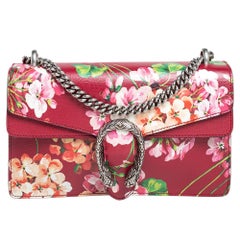 Gucci Blooms Leather Small Dionysus Shoulder Bag