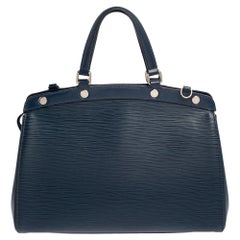 Louis Vuitton Blue Epi Leather Brea MM Bag