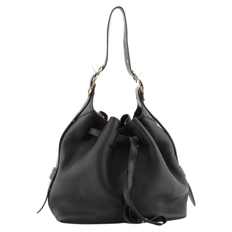 Salvatore Ferragamo Black Patent Leather Sabine Crossbody Bag For Sale ...
