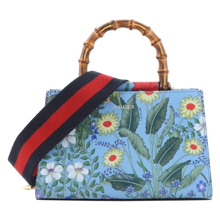 Gucci Nymphaea Top Handle Bag Floral Print Leather Mini at 1stDibs | gucci  nymphaea mini, gucci nymphaea bag, gucci bag floral