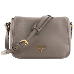 Prada Flap Crossbody Bag Vitello Daino Medium