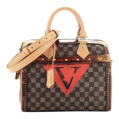 Louis Vuitton Speedy Bandouliere Bag Limited Edition Damier Time Trunk 25