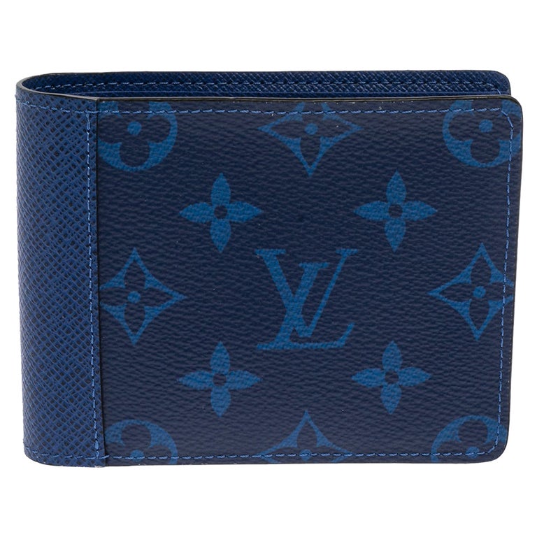 Louis Vuitton Pacific Canvas and Taiga Leather Multiple Wallet at 1stDibs