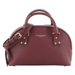 Burberry Bloomsbury Satchel Heritage Grained Leather Small