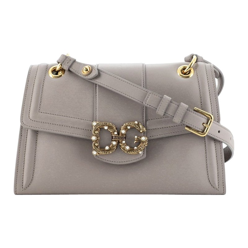Dolce & Gabbana Amore Shoulder Bag Leather