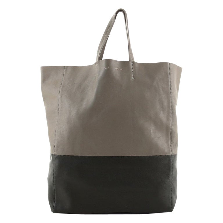 Celine Vertical Bi-Cabas Tote Leather Large at 1stDibs