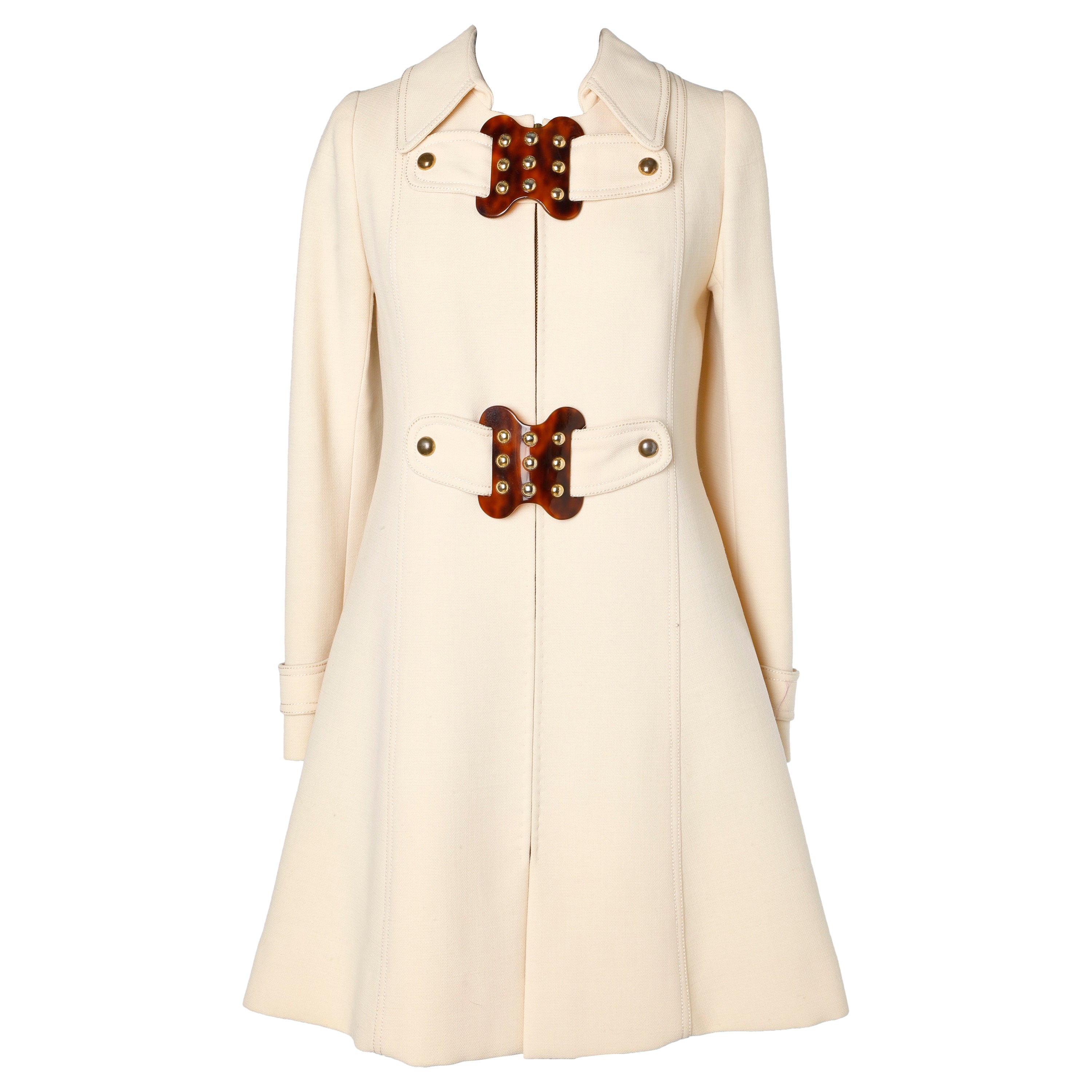 ivory wool coat