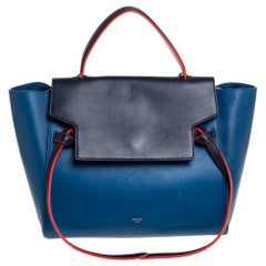 Celine Tri Color Leather Mini Belt Top Handle Bag