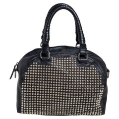 Christian Louboutin Leder Panettone Spikes Satchel