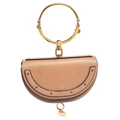 Chloe Leder Kleines Nilarmband Minaudiere Crossbody Tasche