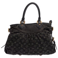 Louis Vuitton Blue Monogram Denim Neo Cabby MM Bag Louis Vuitton