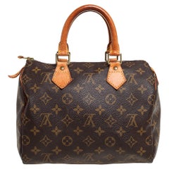 Louis Vuitton Monogrammierte Speedy 25 Tasche aus Segeltuch