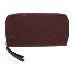 Louis Vuitton Aurore Monogram Empreinte Leather Zippy Wallet