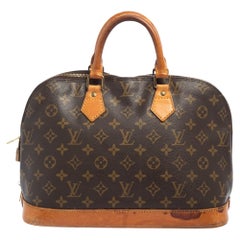 Louis Vuitton Monogram Canvas and Leather Alma PM Bag