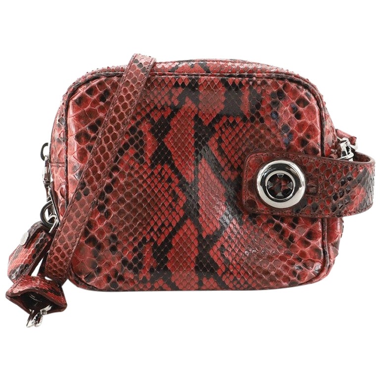 Prada Lucido Camera Bag Python Small at 1stDibs
