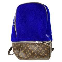 Louis Vuitton Monogram Shearling Sac Thunder Tote Bag 101lv28