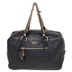 Prada Bosco Cervo Leather Lux Chain Shoulder Bag BL0434 - Yoogi's