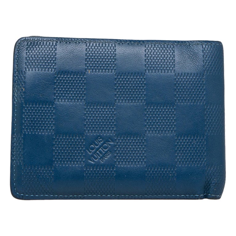 Louis Vuitton Damier Infini Neon Zippy Wallet Blue