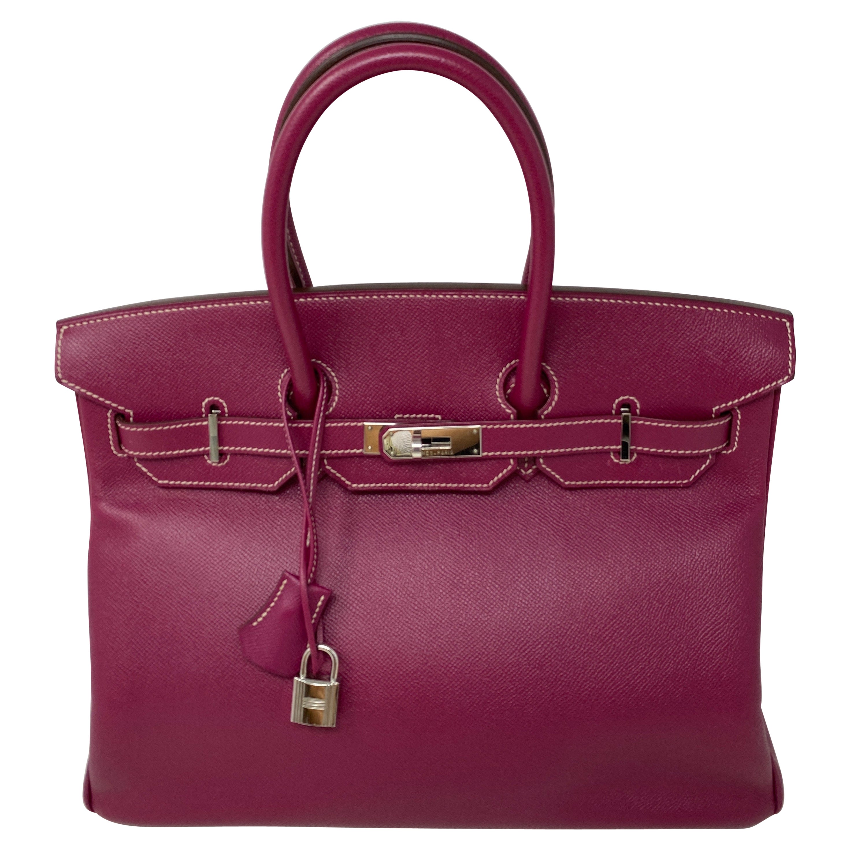 Hermes Birkin 35 Tosca/ Rose Tyrien Candy Collection Bag