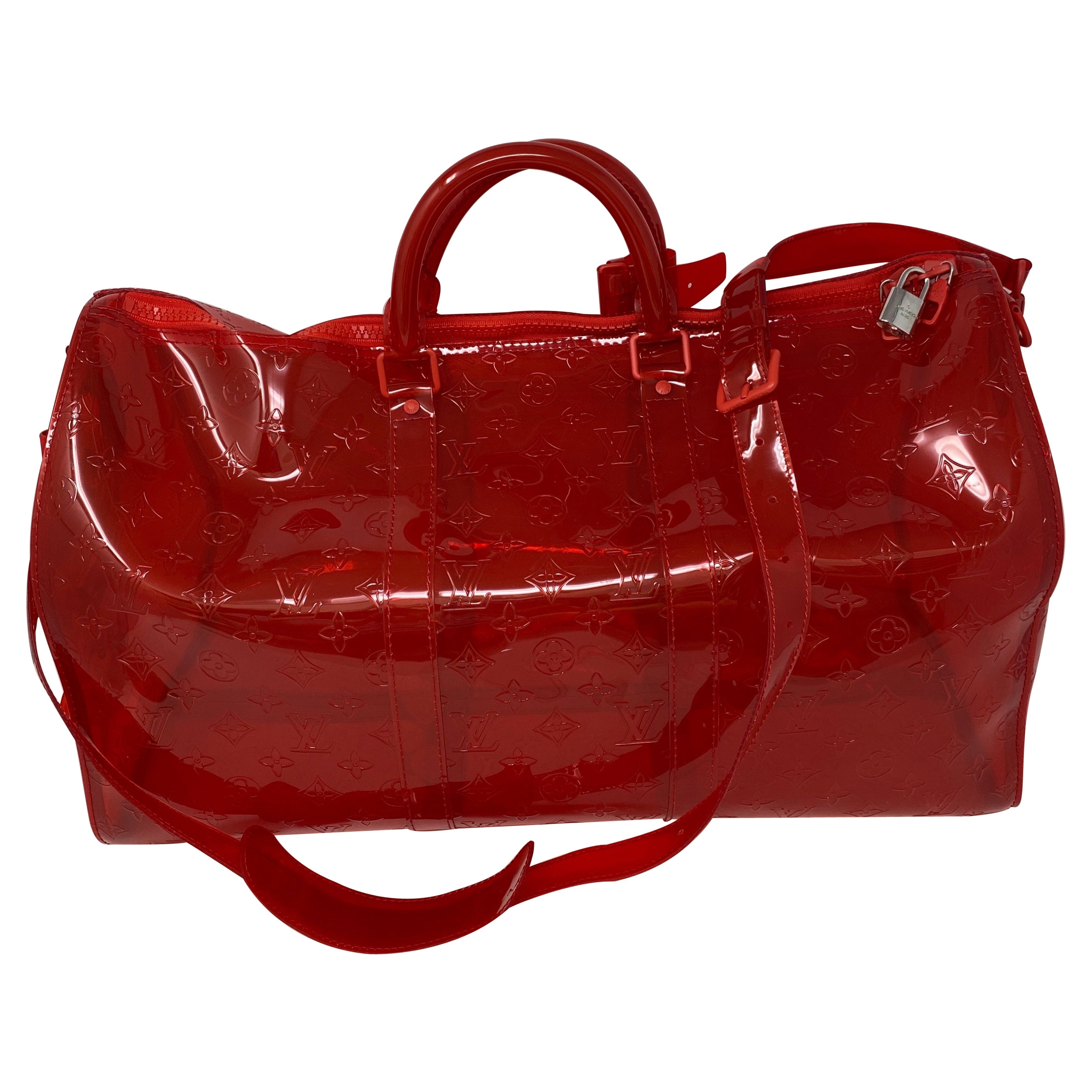 Clear Plastic Louis Vuitton Bag - For Sale on 1stDibs