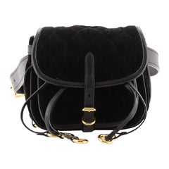 Prada Corsaire Belt Bag Quilted Velvet with Calfskin Small