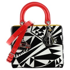 Christian Dior Lady Dior Bag Limited Edition Matthew Porter Printed Leather 