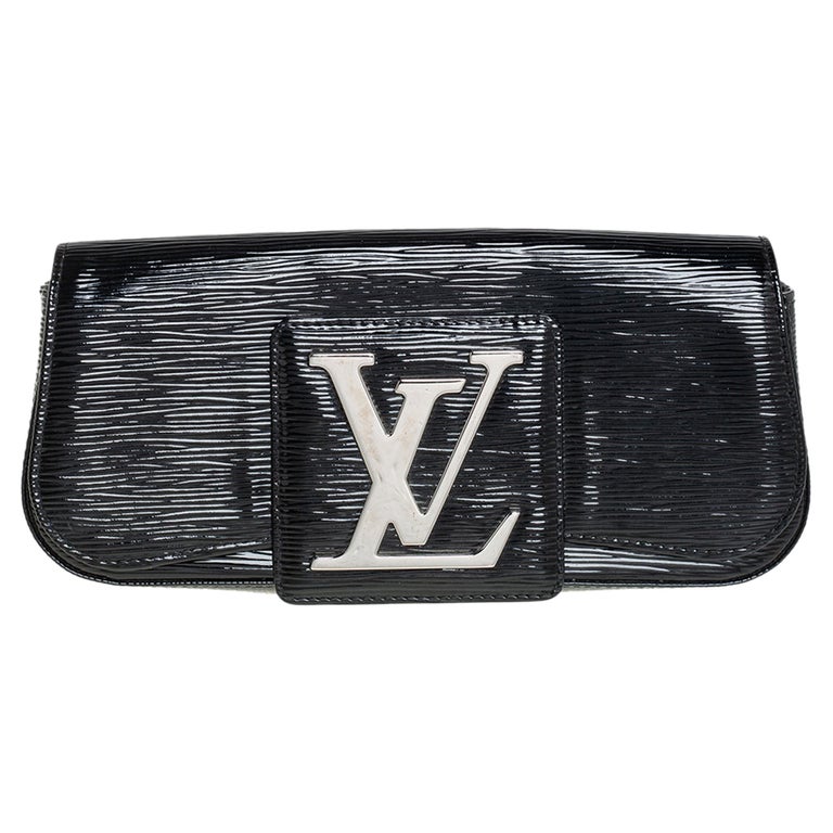 Louis Vuitton Black Electric Epi Leather Sobe Clutch at 1stDibs
