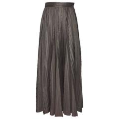 Issey Miyake Oversized Pleated Long Skirt