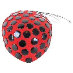 Frank Olive 1980's Red Hat with Nail-Head Studs 2
