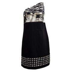 Used WOMENS DESIGNER Prada  One Shoulder Dress
