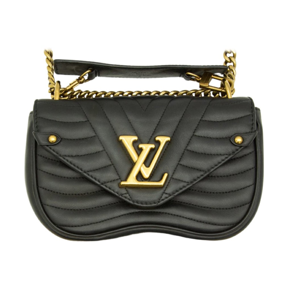 WOMENS DESIGNER Louis Vuitton New Wave PM Chain Shoulder Bag For Sale