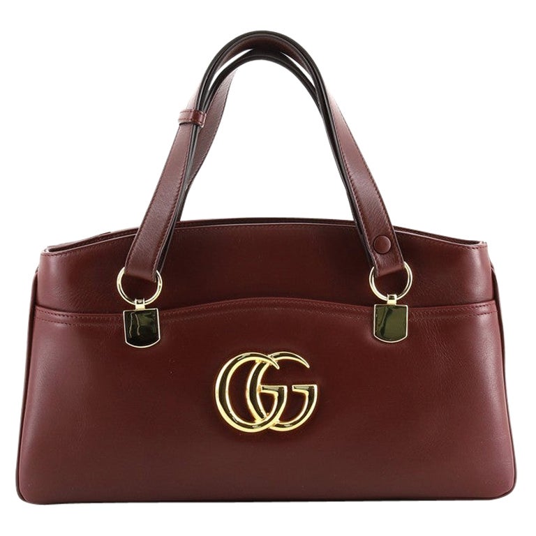 Gucci Arli Top Handle Bag Leather Large