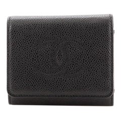 Chanel Trifold CC Wallet Caviar Compact