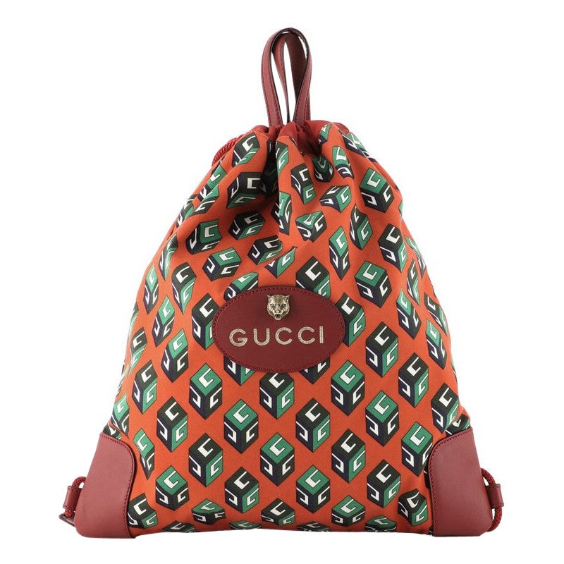 gucci drawstring backpacks