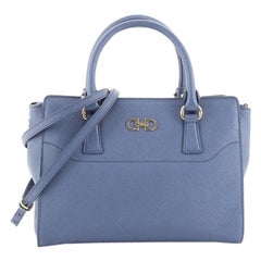 Salvatore Ferragamo Beky Tote Saffiano Leather Small