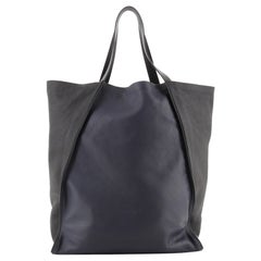 Christian Dior Homme Shopper Tote Pebbled Leather Tall