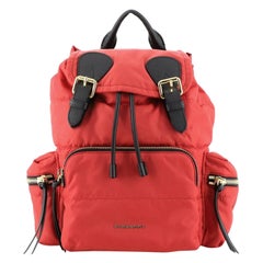 Burberry Rucksack Backpack Nylon with Leather Medium