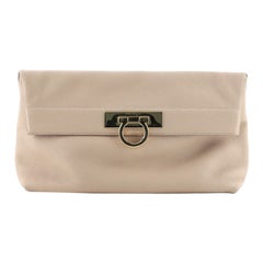Salvatore Ferragam May Clutch Leder