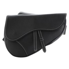 Christian Dior Saddle Crossbody Bag Leder