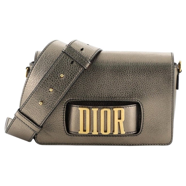 Christian Dior Dio(r)evolution Flap Bag Leather Medium at 1stDibs