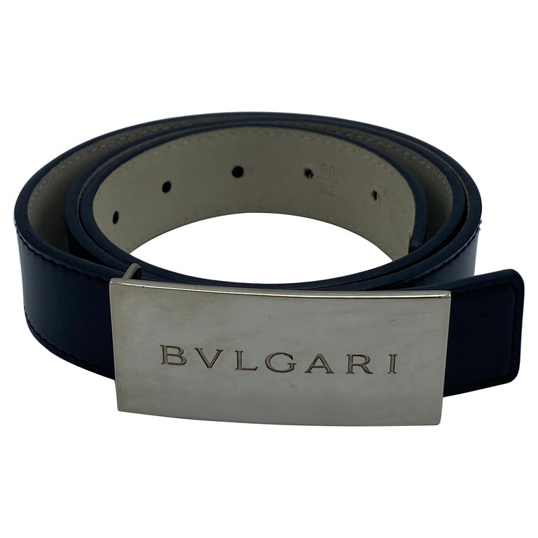 Bulgari Leather Belt, Size 80/32 at 1stDibs | bvlgari belt price 