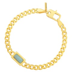 Chain Cord Bracelet (Larimar)
