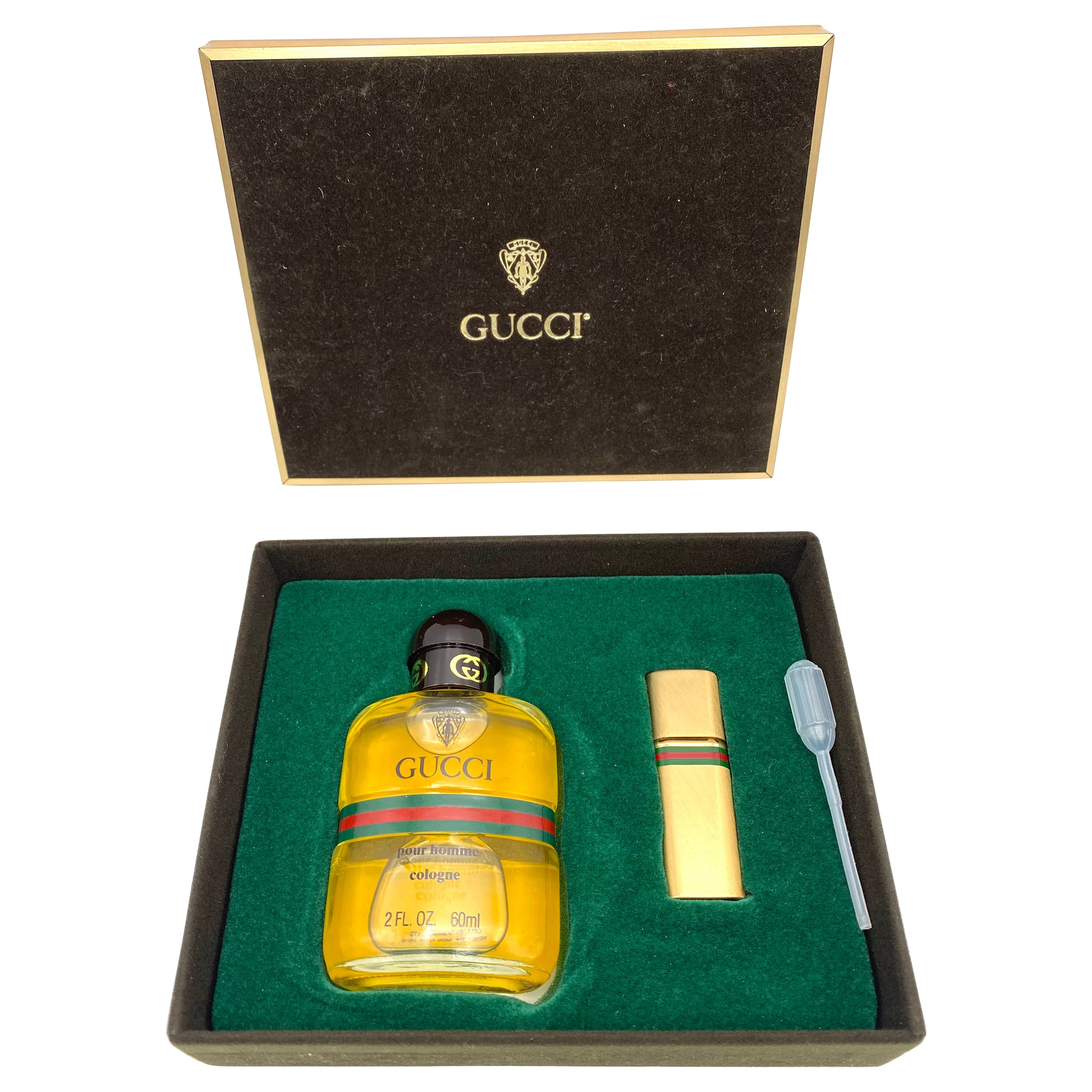 Vintage GUCCI Pour Homme Cologne Perfume Set