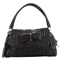 Prada Bow Shoulder Bag Gaufre Nappa Medium