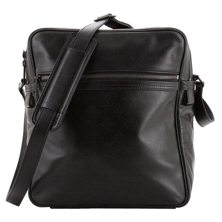 Louis Vuitton Clarkson Messenger Bag Monogram Shadow Leather at 1stDibs